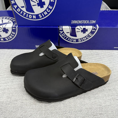 Soft Footbed Suede Clog Sandals – Boston