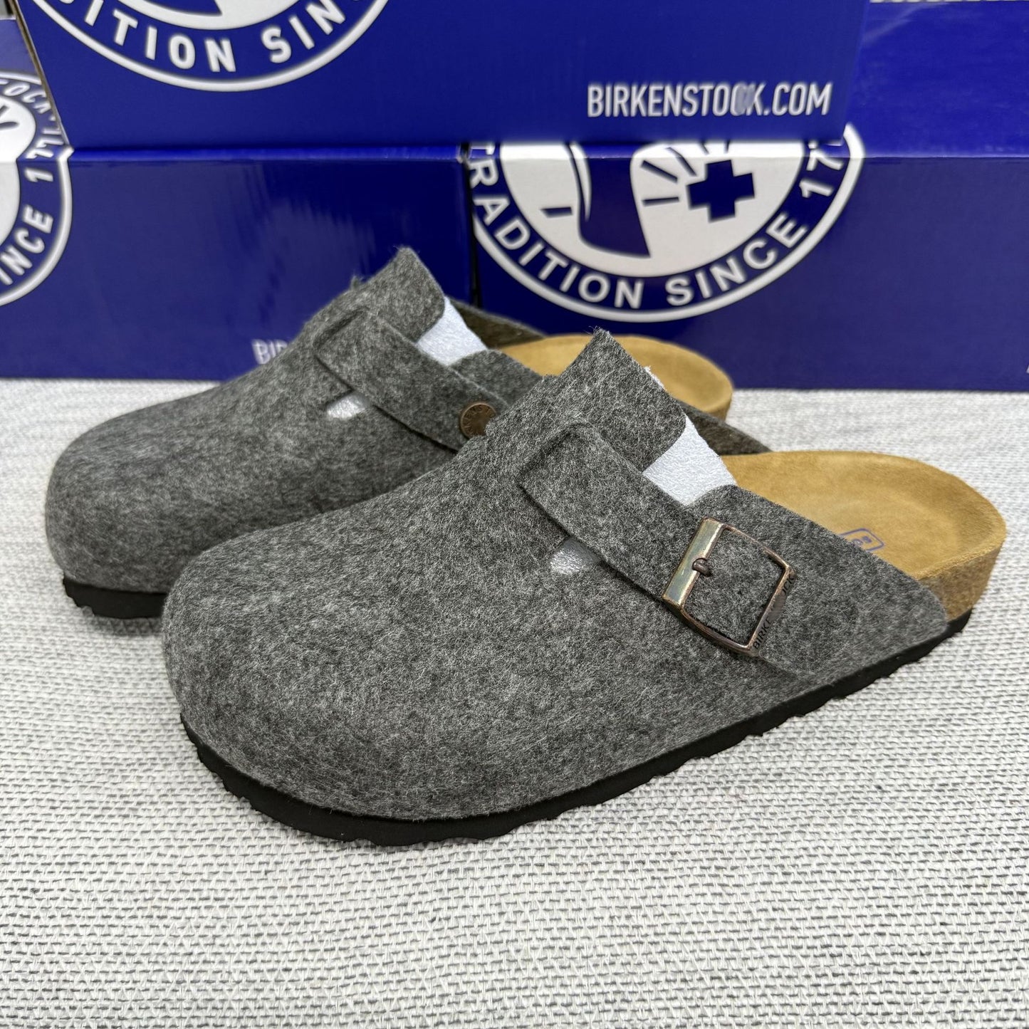 Soft Footbed Suede Clog Sandals – Boston