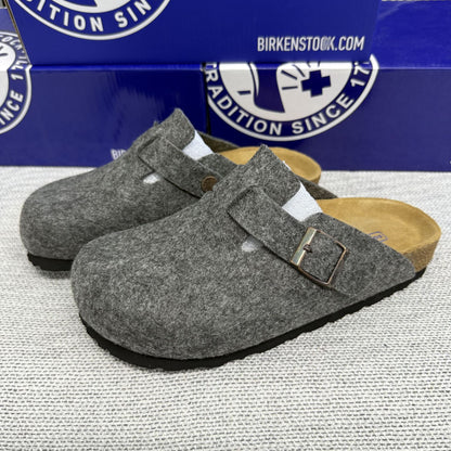 Soft Footbed Suede Clog Sandals – Boston